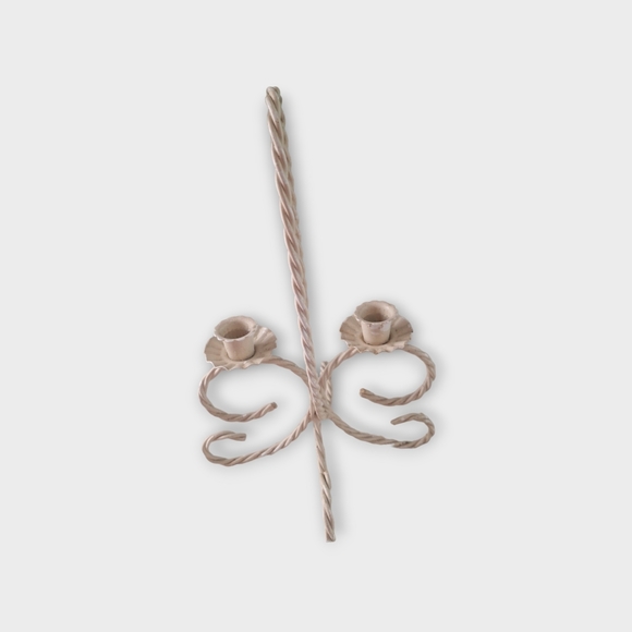 Vintage Twisted Metal Candleholder - Picture 2 of 4